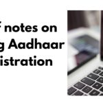 Brief notes on Udyog Aadhaar Registration